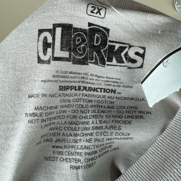 I Assure You We're Open (Clerks) Plus Size Classic T-Shirt Size 2X - Picture 4 of 5